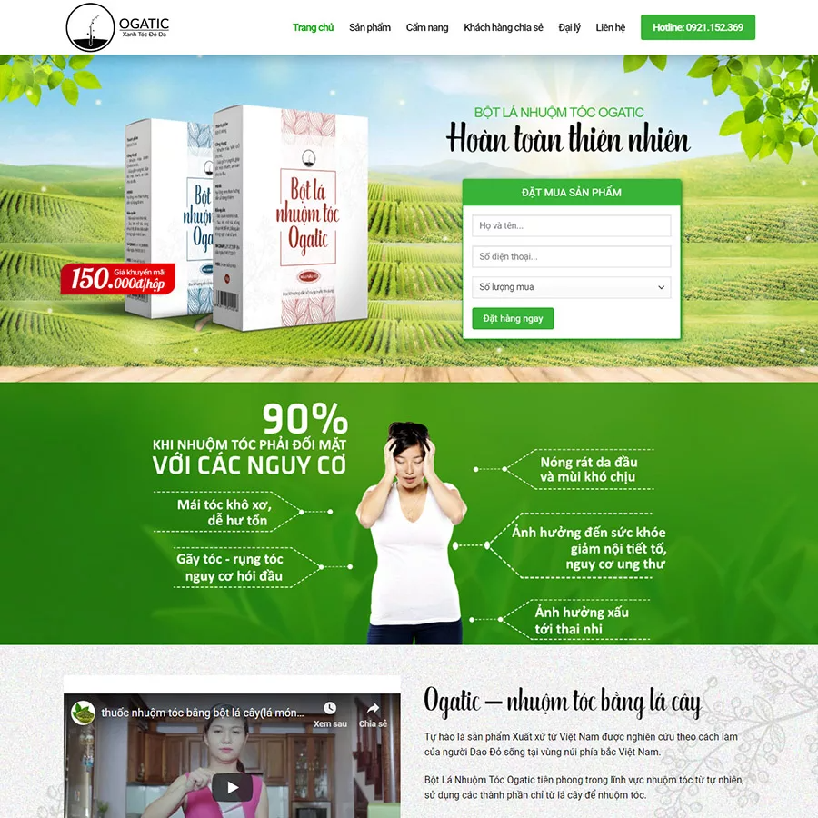 Mẫu Website Bán Dược Phẩm - Shop Online - Cài Đặt Sẵn