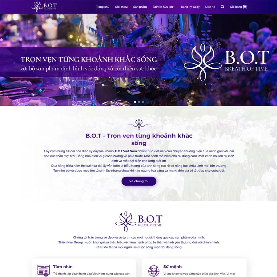 Mẫu Website Thực Phẩm Chức Năng 24 - Shop Online - Cài Đặt Sẵn