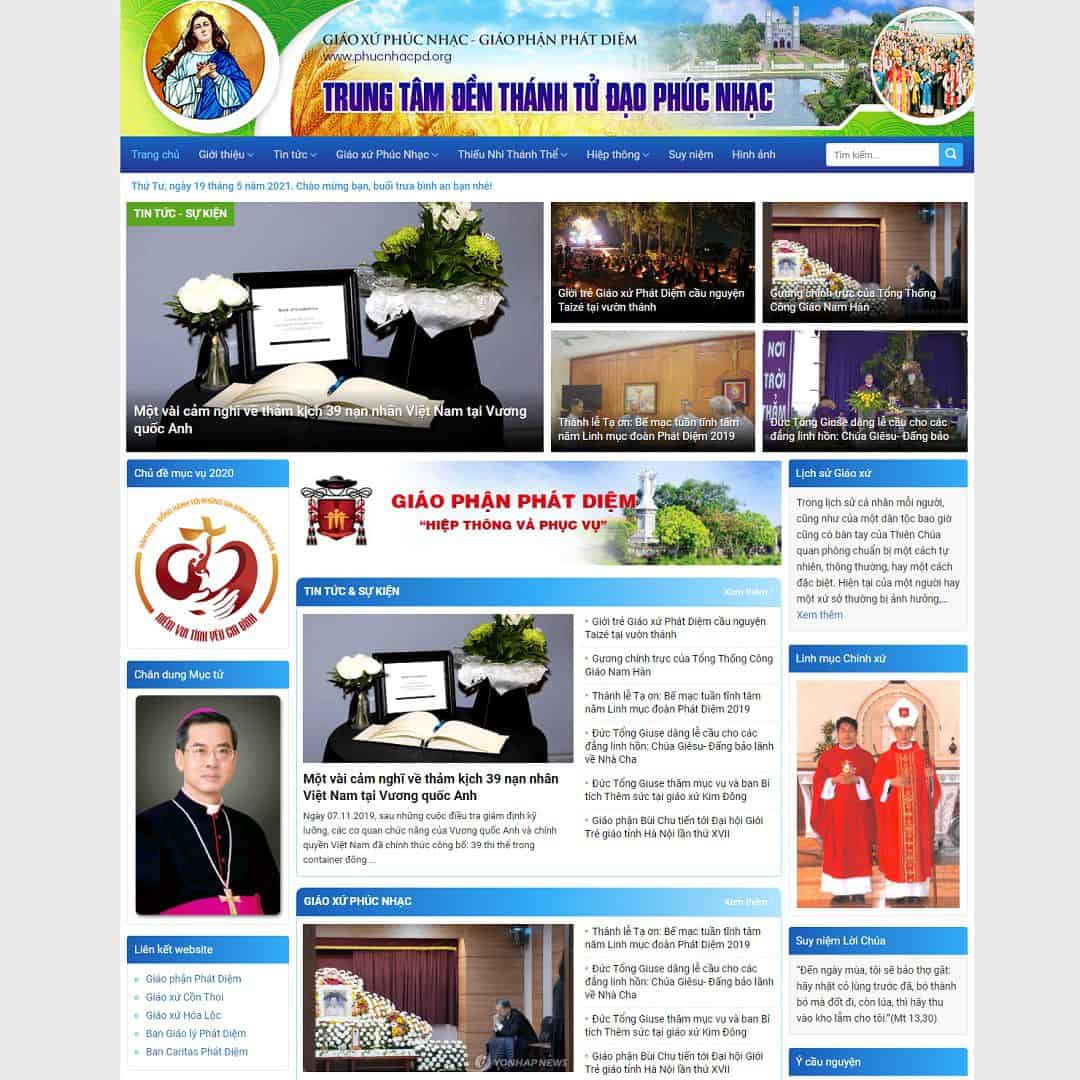 Mẫu Website Tin Tức 08 - Blog - Cài Đặt Sẵn