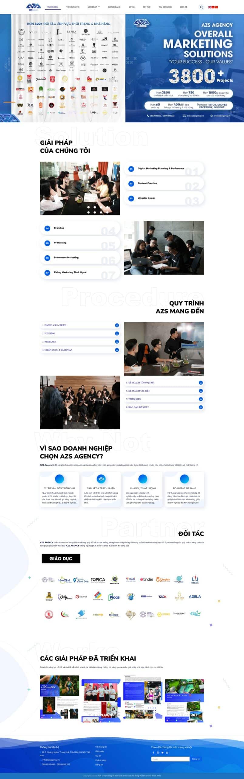 Mẫu Website Digital Agency 6 - Marketing - Cài Đặt Sẵn