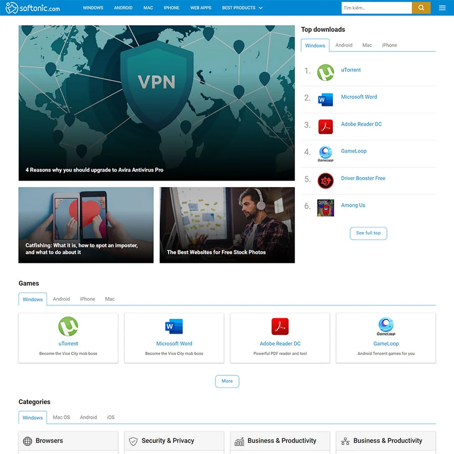 Mẫu Website Download Phần Mềm - Chia Sẻ Thủ Thuật - Mmo - Cài Đặt Sẵn