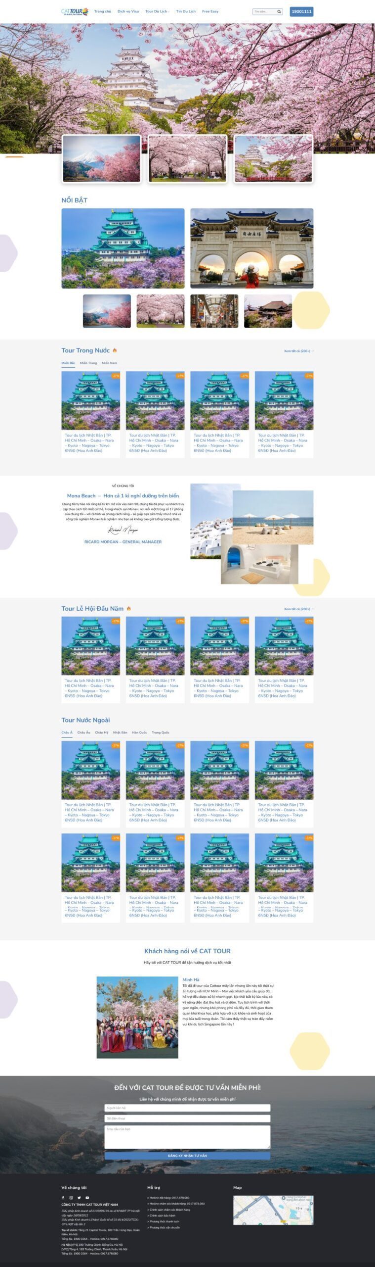 Mẫu Website Du Lịch 22 - Travel - Cài Đặt Sẵn