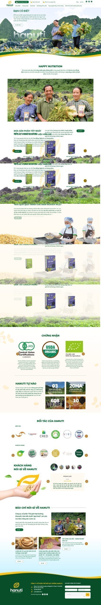 Mẫu Website Thực Phẩm Chức Năng - Shop Online - Cài Đặt Sẵn