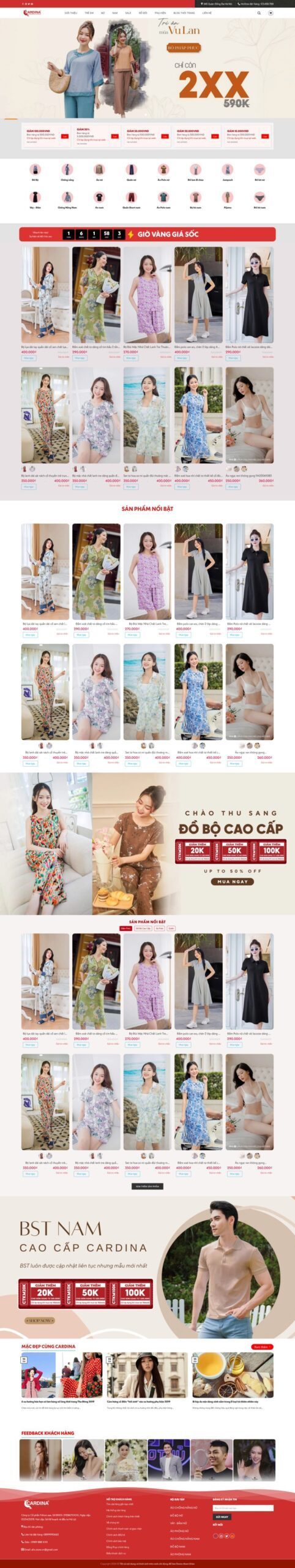 Mẫu Website Thời Trang 31 - Shop Online - Cài Đặt Sẵn